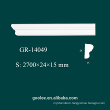 Factory Price Environmental Architectural Decorative PU White Ceiling Molding